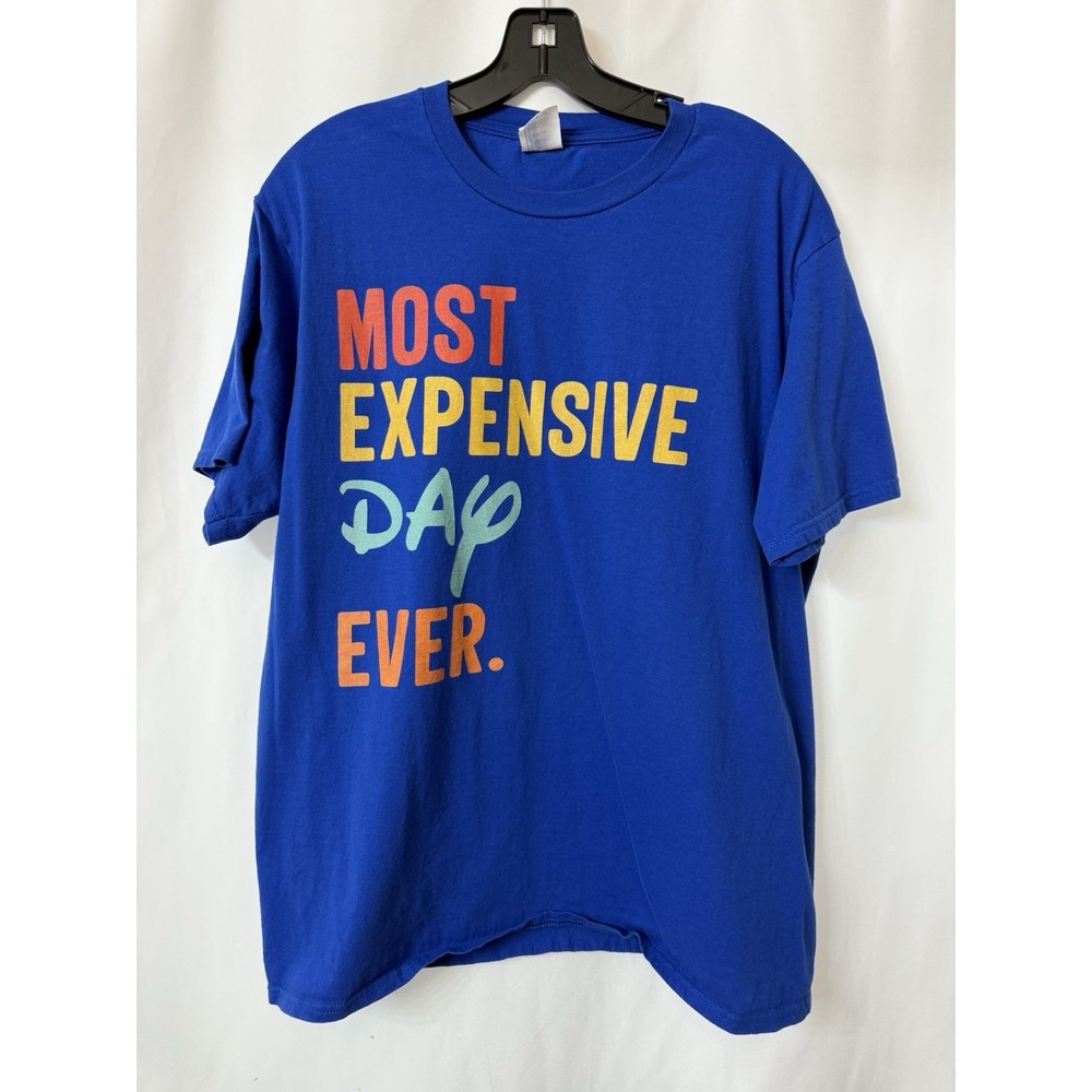 Most Expensive Day Ever Funny Disney Family Vacation Travel T-Shirt  Large,  G69